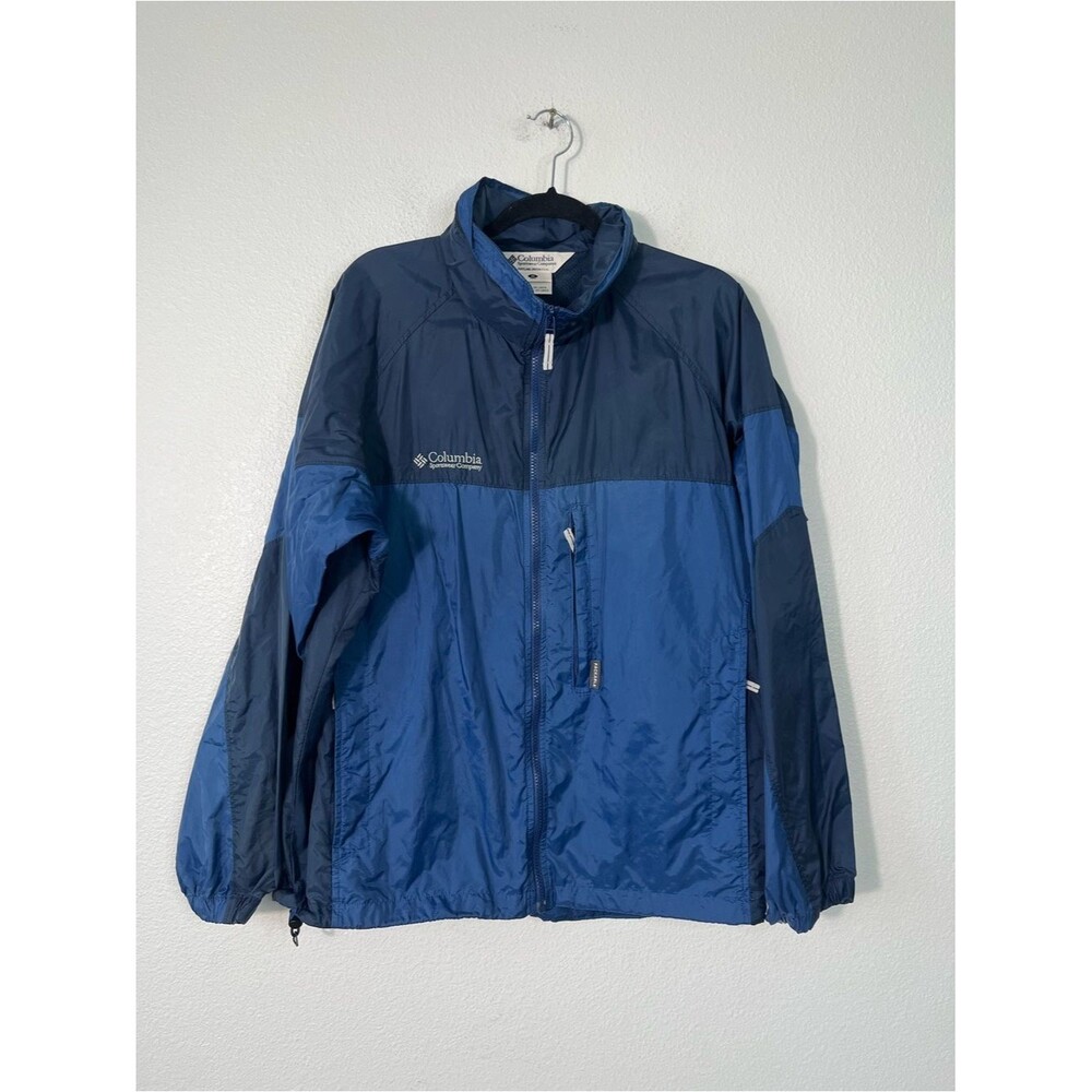 Columbia Men’s Sportswear Packable Windbreaker Hooded Jacket Rain Size Medium